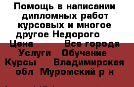 Помощь в написании дипломных работ,курсовых и многое другое.Недорого!! › Цена ­ 300 - Все города Услуги » Обучение. Курсы   . Владимирская обл.,Муромский р-н